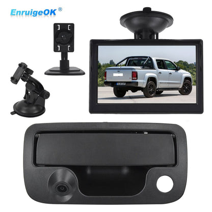 Tailgate Handle with Backup Camera For VW Amarok 2010-2020 + 5'' Monitor Kit