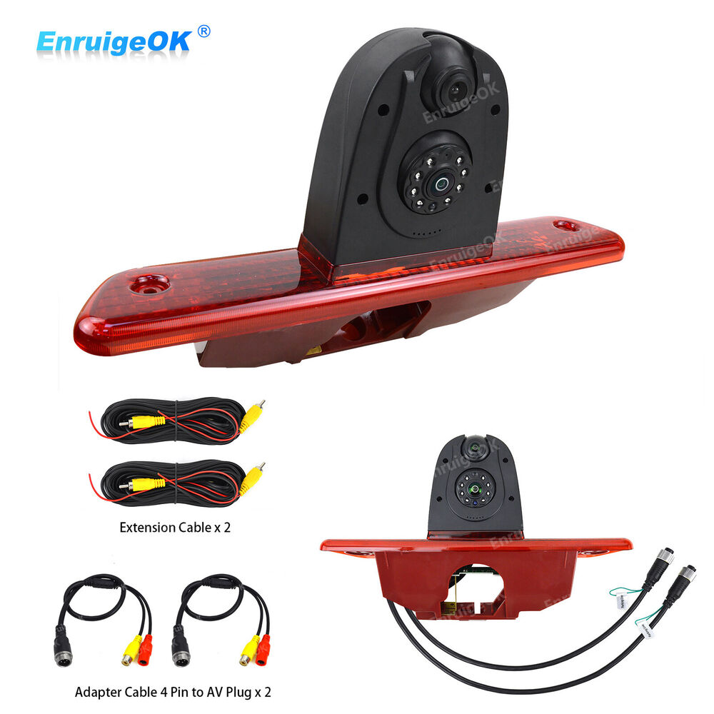 Dual Brake Light Backup Camera for Peugeot Expert Citroen Dispatch Toyota ProAce