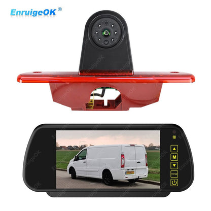 7" Monitor & Rear Brake Light Reversing Camera for Peugeot Expert Toyota Proace