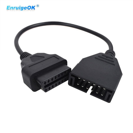 12 Pin OBD1 to 16 Pin OBD2 Convertor Adapter Cable for GM Diagnostic Scanner