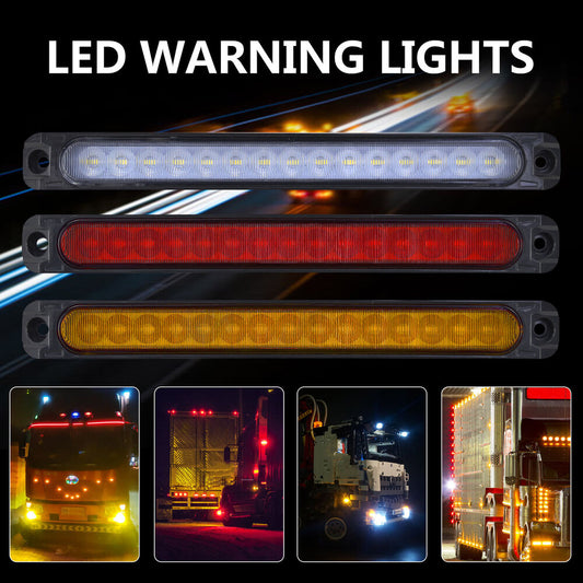 15LED Indicator Light Side Marker Lamp Brake Warning Light for Trailer Bus Truck