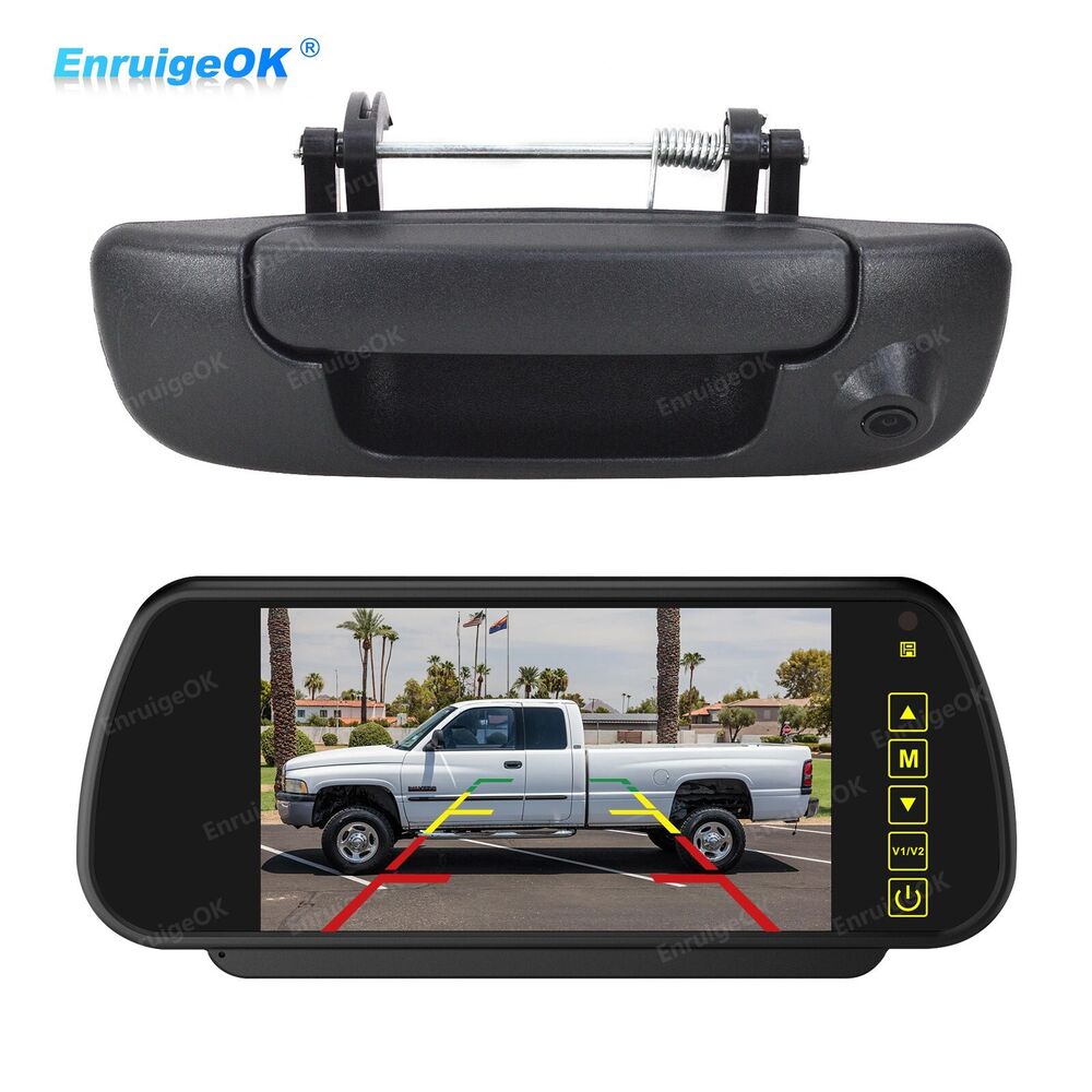 Tailgate Handle Rear View Backup Camera for Dodge Ram 1500 2500 3500 2002-2008