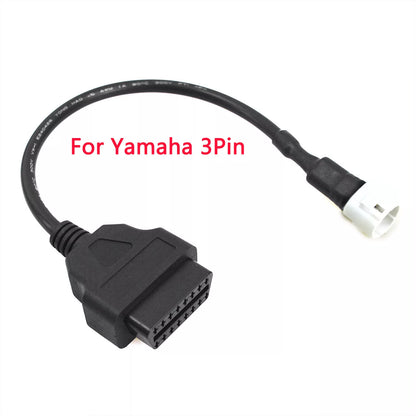 16PIN OBD2 Connector Diagnostic Scanner Cable Fit for SUZUKI Honda Motorcycle