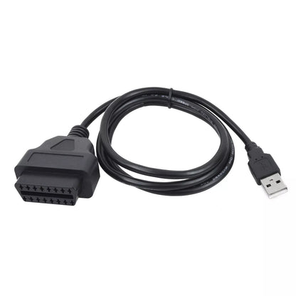 16Pin OBD2 To USB Port Charger Adapter Cable Connector Diagnostic Tool 3.3ft.