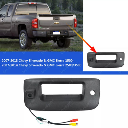 For 2007-2014 Chevy Silverado GMC Sierra 1500 2500 Rear View Backup Camera Kit