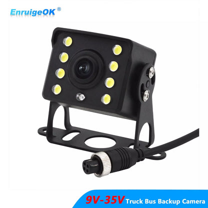 4Pin Rear View Backup Camera For Bus Truck Van RV IR Night Vision Waterproof