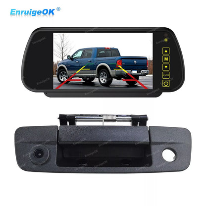 For Dodge Ram 1500 2500 Tailgate Handle Backup Camera + 7" Monitor Kit