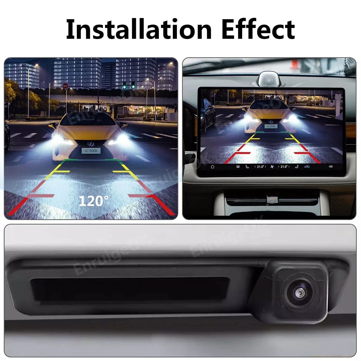 Car Truck Handle + Rear View Reverse Camera for BMW 1 Series X1 X3 X5 2018-2020