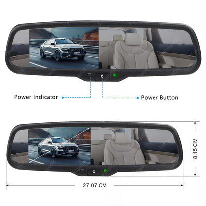 4.3"Replacement Car Rear View Mirror Monitor OEM No1 Bracket For Toyota Ford Kia