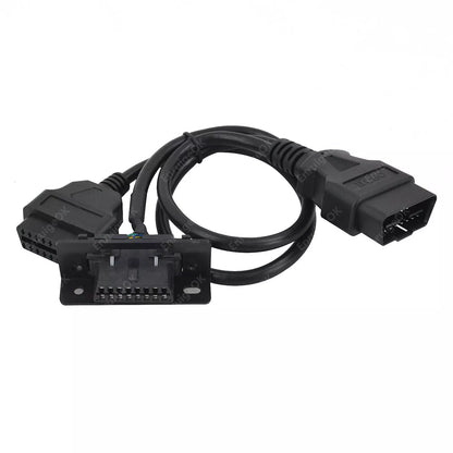 Underdash Mount OBD II Splitter Extension Y Cable J1962 for GPS Tracking Devices