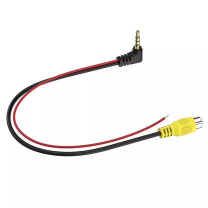 2.5mm Male Stereo to RCA Female Audio Video Adapter Cable for Rear-view Cameras