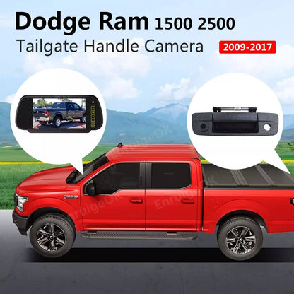 7" Monitor & Tailgate Handle with Backup Camera for Dodge Ram 1500 2500