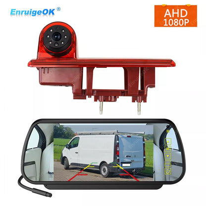 7'' Monitor Rear Brake Light Reversing Camera For Vauxhall Vivaro Renault Trafic