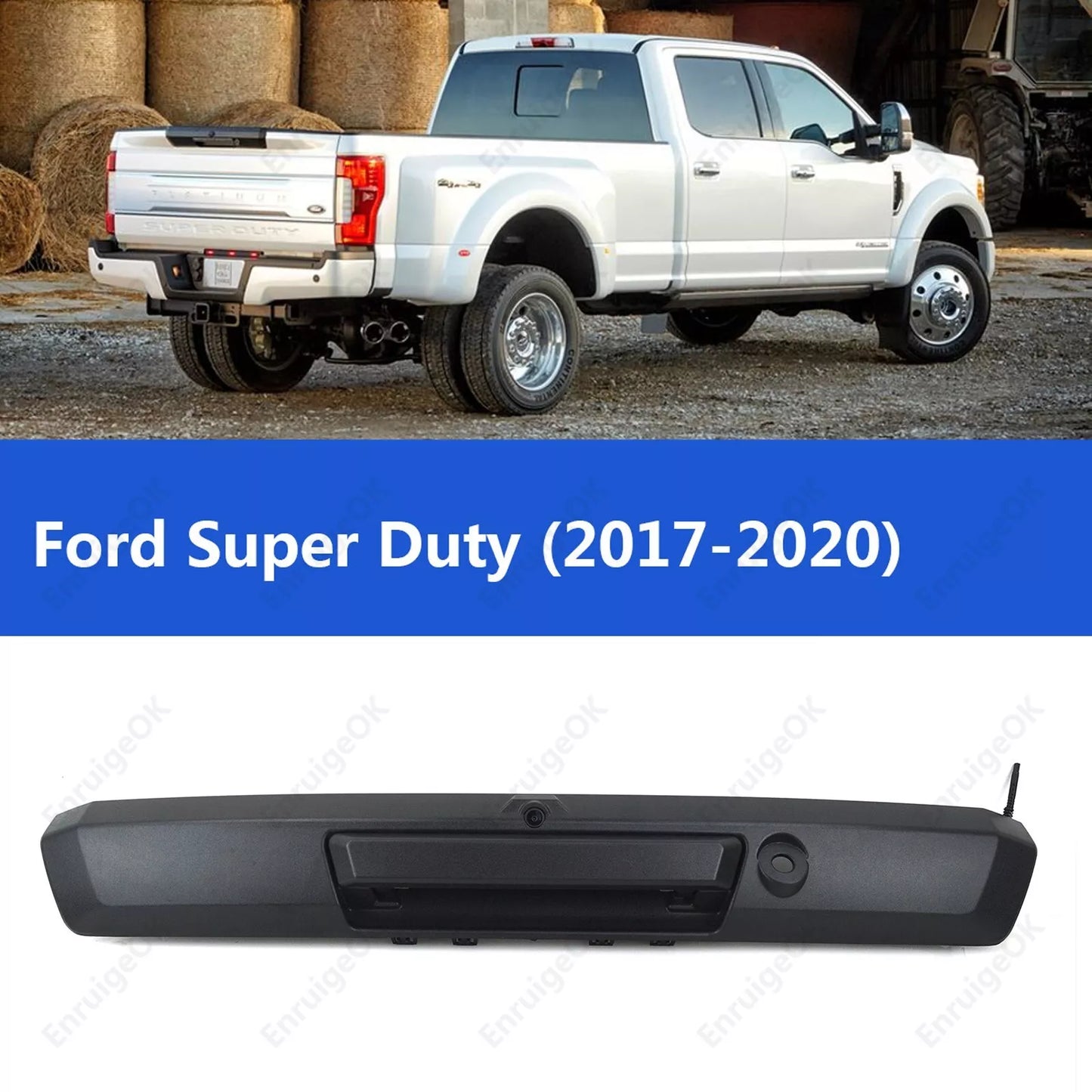 Rear View Backup Camera Tailgate Handle for 2017-2020 Ford Super Duty