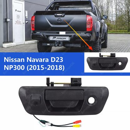 For Nissan Navara D23 NP300 Tailgate Handle Rear View Backup Camera Kit