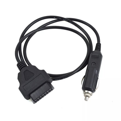 1m OBD2 Cigarette Lighter Female Connector Emergency Power Cable Battery Tool