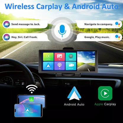 9.3Inch HD Touch Screen Car Radio Portable Car Stereo Apple CarPlay Android Auto