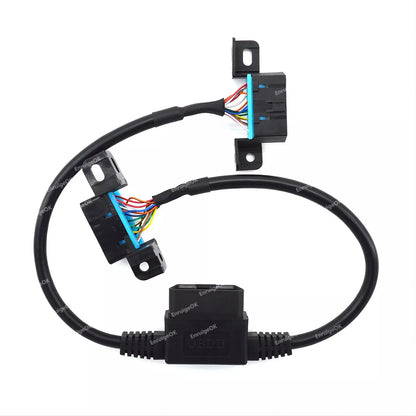 OBD2 Splitter Extension Cable 16 Pin Male to Dual Female Car Diagnostic Adapter