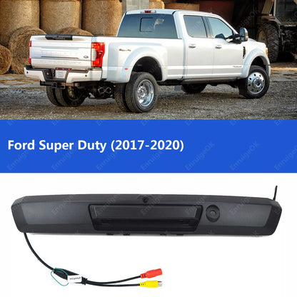 Fit for (2017-2020) Ford Super Duty Tailgate Handle Backup Camera + 4.3" Monitor