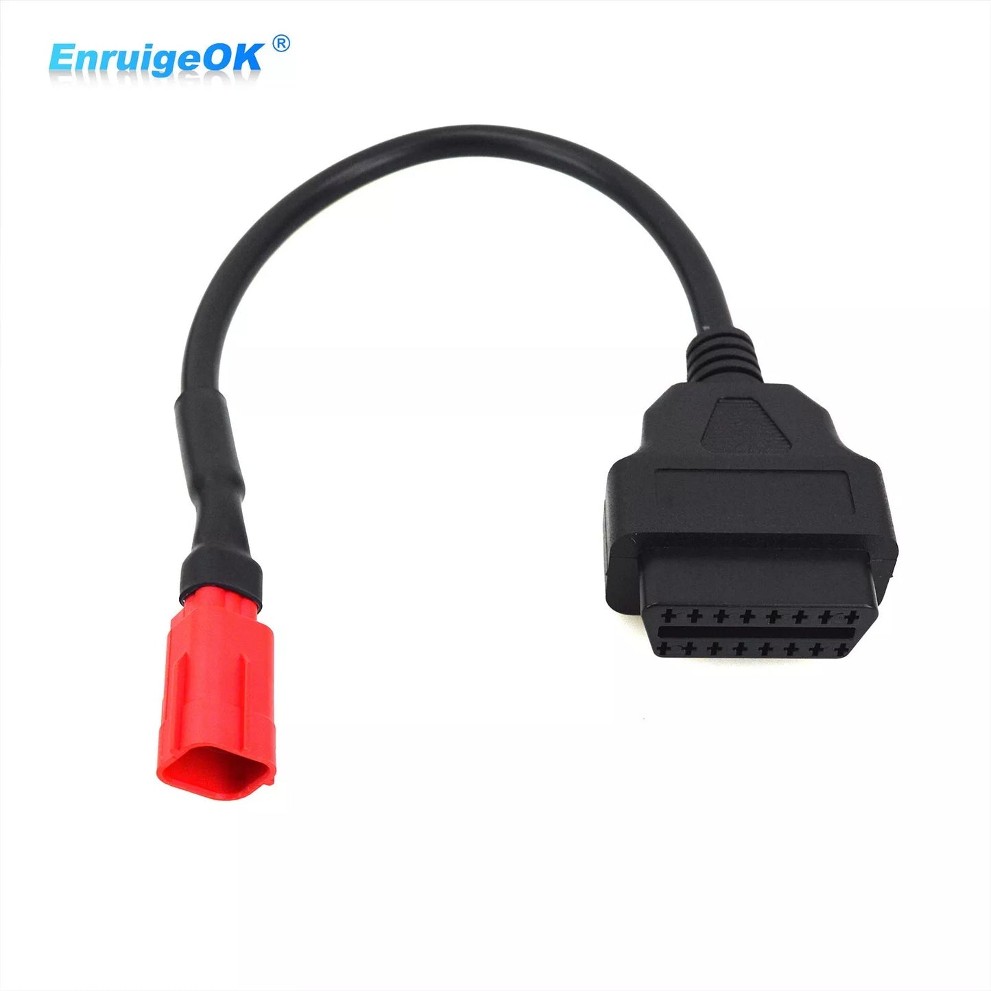 For HONDA Motorcycle 6 Pin to OBD2 16 Pin Diagnostic Scanner Adaptor Cable Tool