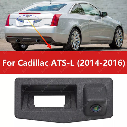 Car Trunk Handle w/ Rear View Backup Camera Parking for Cadillac ATS-L 2014-2016