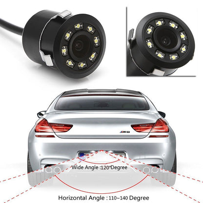 18.5mm 8 LEDs Night Vision Universal Front/Rear View Reverse Backup Camera