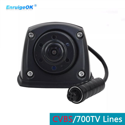 Side View Parking Camera AHD 1080P Night Vision Waterproof for Heavy Duty Truck