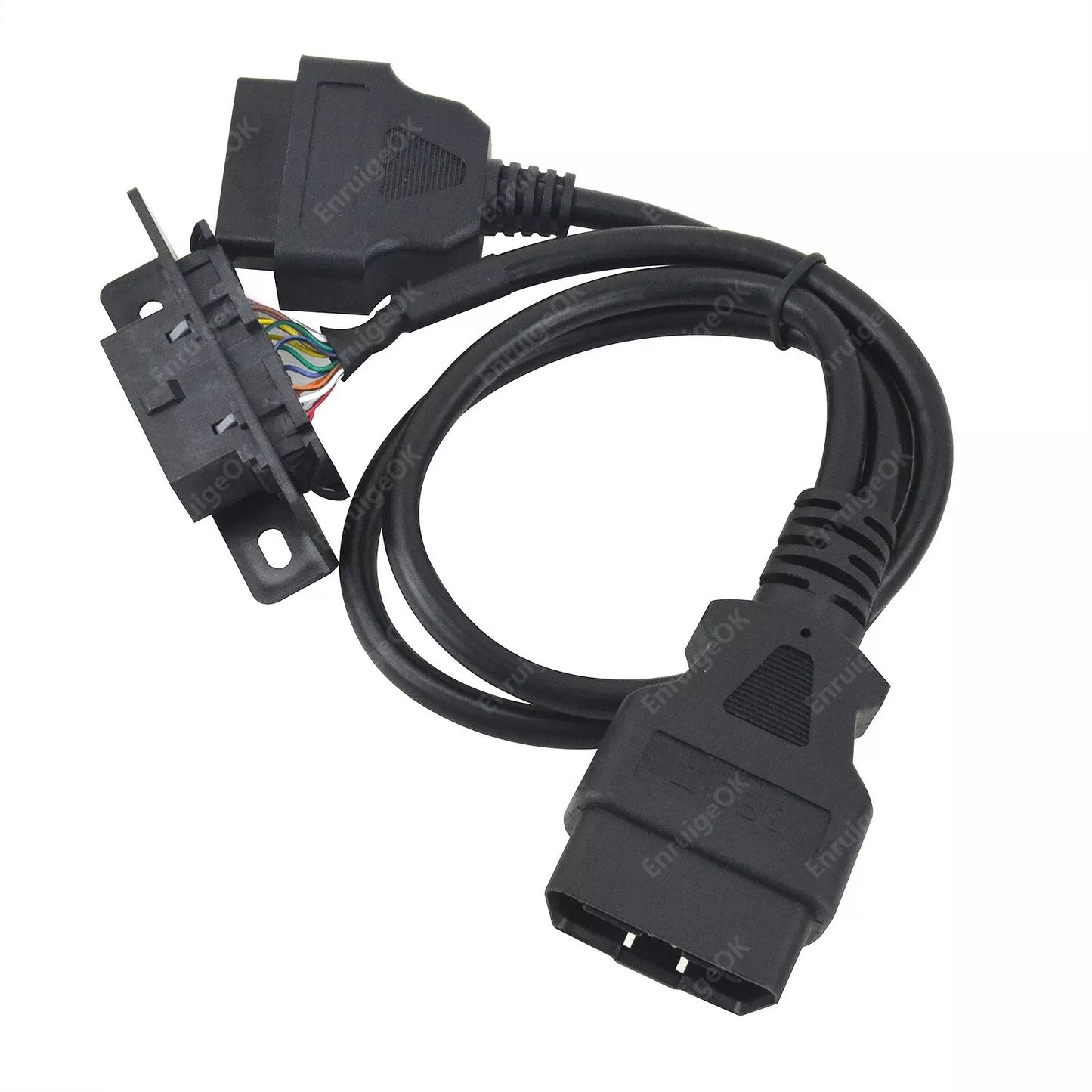 Underdash Mount OBD II Splitter Extension Y Cable J1962 for GPS Tracking Devices