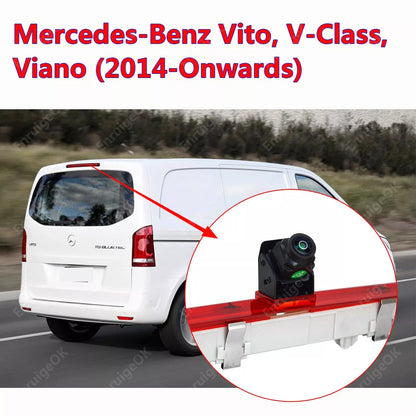 7'' Mirror Monitor & Brake Light Rear View Reverse Camera for Mercedes-Benz Vito