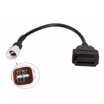 4pin Adapter Cable to OBD2 Diagnostic Tool Connector Fit For YAMAHA Motorcycle