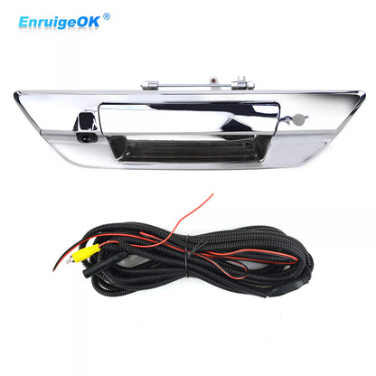 For Toyota Hilux Revo 2015-2021 Chrome Tailgate Handle Rear View Backup Camera