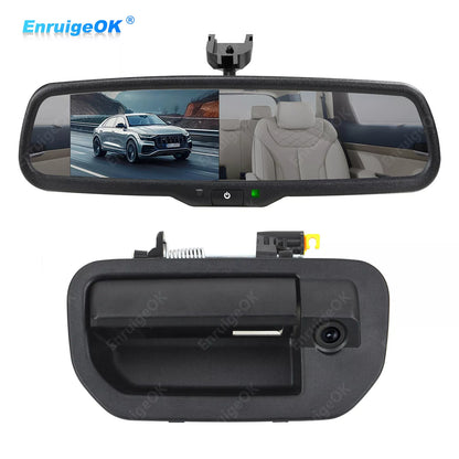 Tailgate Handle with Backup Camera For Honda Ridgeline 2006-2014 + Monitor Kit