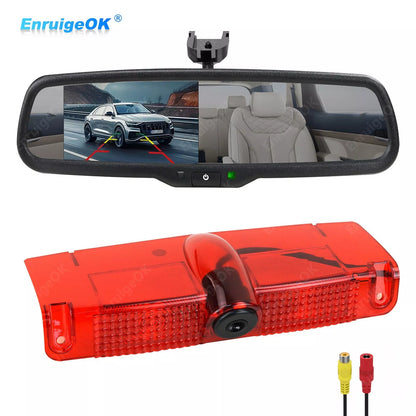 4.3'' Mirror Monitor Reversing Backup HD Camera For Chevy Express Van GMC Savana