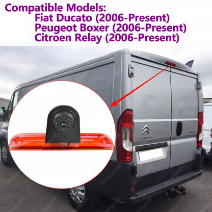 5" Monitor & Brake Light Reversing Camera for Peugeot Boxer Citroen Relay