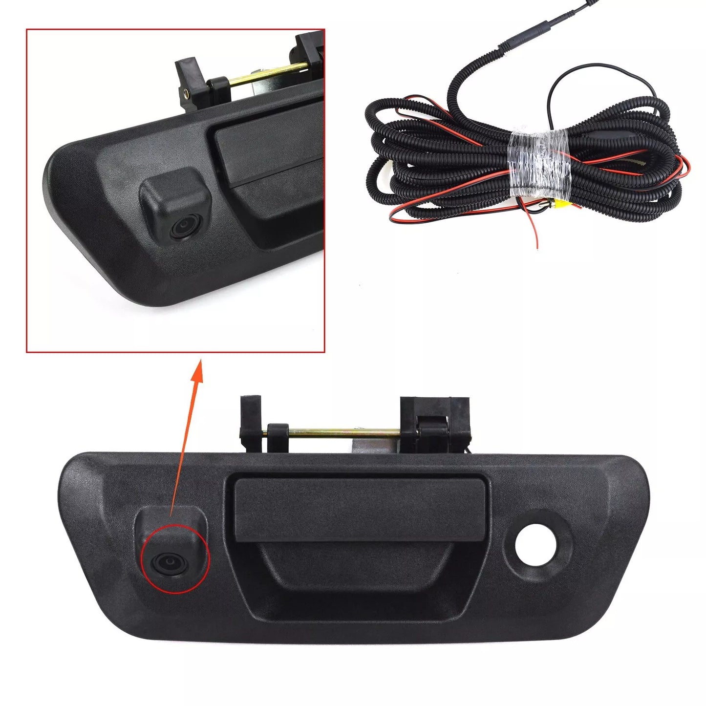 For Nissan Navara D23 NP300 2015-2018 Tailgate Handle Rear View Backup Camera