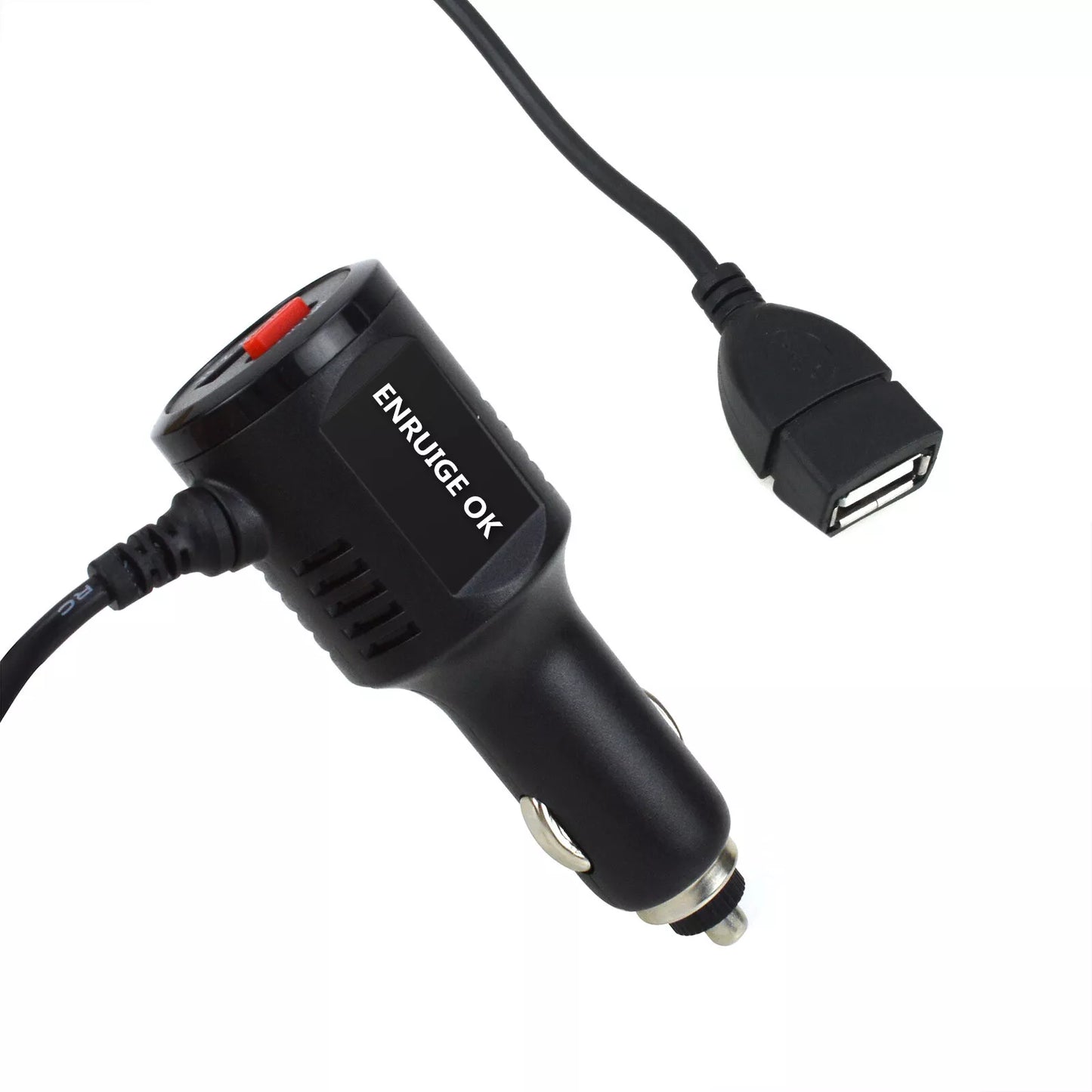 Cigarette Lighter Power Cable for Dash Cam With Charging Lead and on off Switch