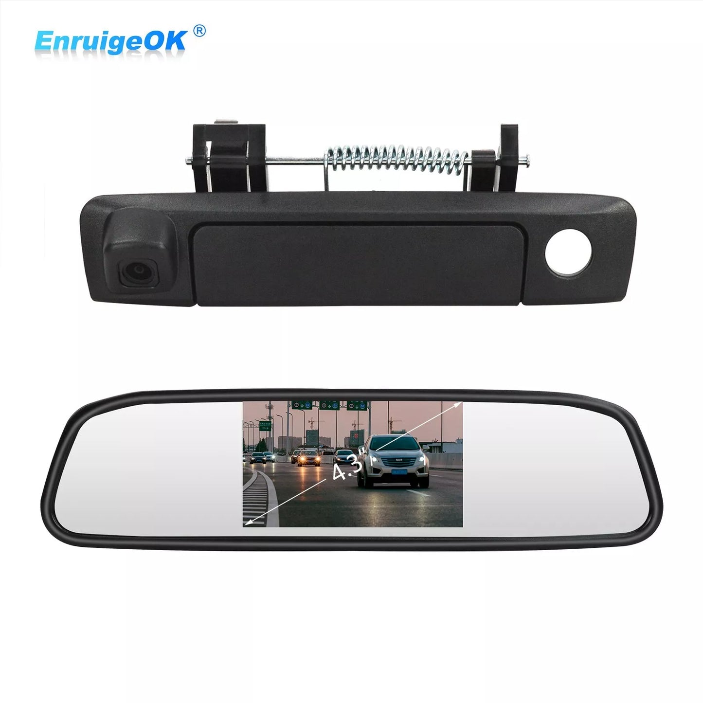 Tailgate Handle Rear View Backup Camera Kit for Ford Ranger Mazda BT50 2012-2020