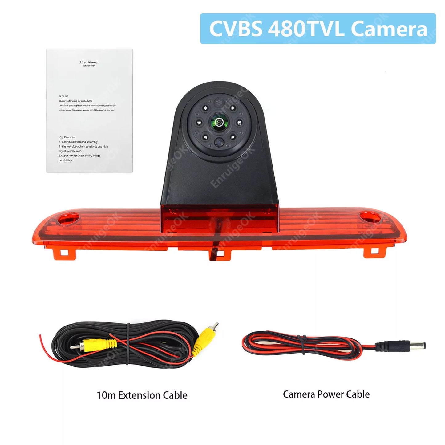 Rear Brake Light Reversing Camera for Fiat Ducato Peugeot Boxer Citroen Relay