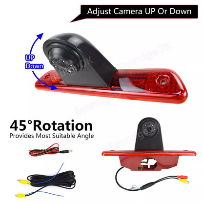 7" Monitor&Rear Brake Light Reversing Camera for Citroen Dispatch Peugeot Expert