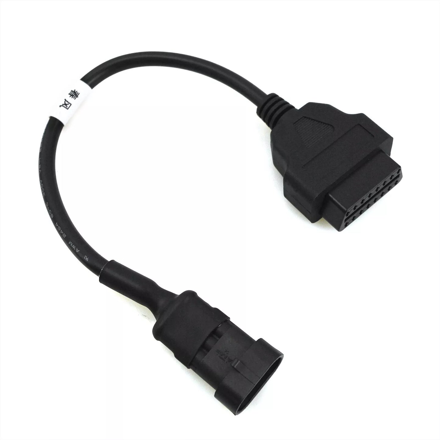 For KYMCO 3PIN To 16Pin OBD2 Motorcycle Cable Adapter Diagnostic Scan Connector