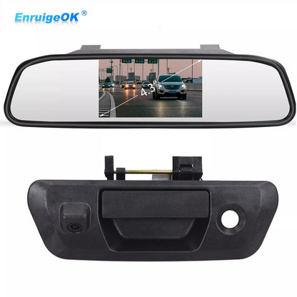 Tailgate Handle Backup Camera for Nissan Navara D23 NP300 2015-2018+4.3" Monitor