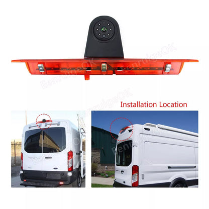 5" Monitor & Rear View Backup Camera Kit For Ford Transit Van w/ Suction Cup