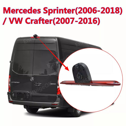 Dual Lens 3rd Brake Light Backup Rear View Camera for Mercedes-Benz Sprinter Van