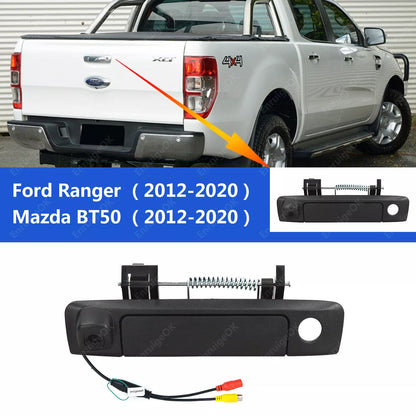 For 2012-2020 Ford Ranger Mazda BT50 Tailgate Handle Backup Camera 4.3" Monitor