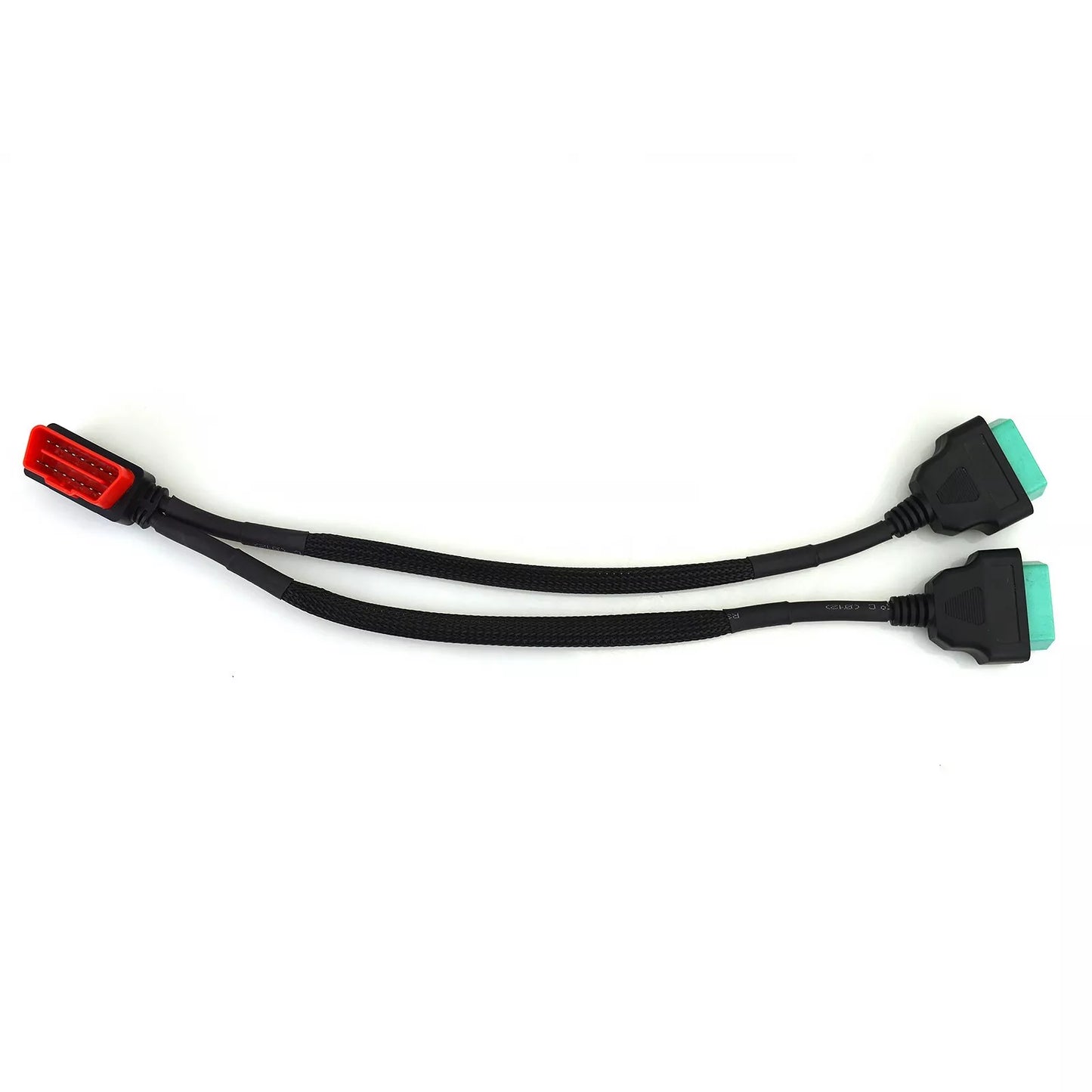 OBD2 OBDII Splitter Extension Cable 16pin Male to Dual Female Y Cable 30cm (1ft)-