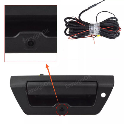 Tailgate Handle Backup Rear View Camera for Ford F150 2015-2018 + 7" Monitor Kit