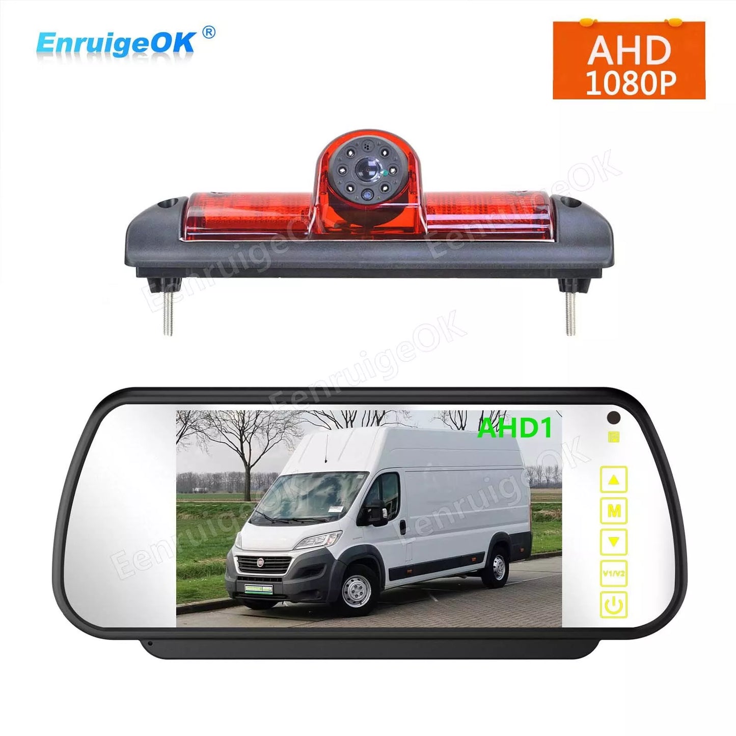 7" Monitor & Rear Brake Light Reversing Camera for Citroen Relay Peugeot Boxer