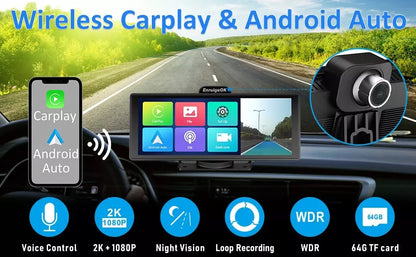 9.3Inch HD Touch Screen Car Radio Portable Car Stereo Apple CarPlay Android Auto