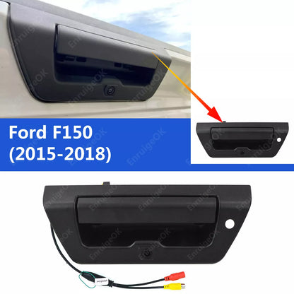 For 2015-2018 Ford F150 Tailgate Handle Rear View Backup Camera + 4.3" Monitor