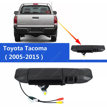 For 2005-2015 Toyota Tacoma Rear View Mirror Monitor Tailgate Backup Camera Kit